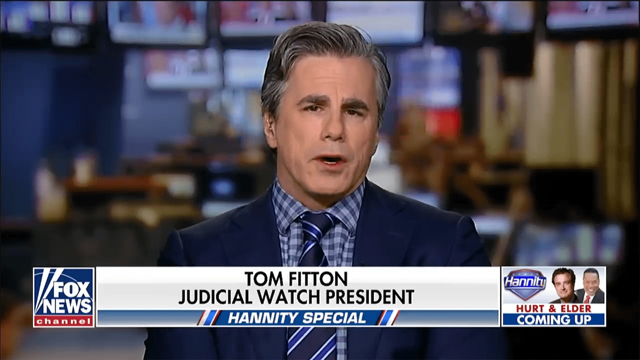 Announcing Tom Fitton as our Keynote Speaker for our June 19th Fundraiser!