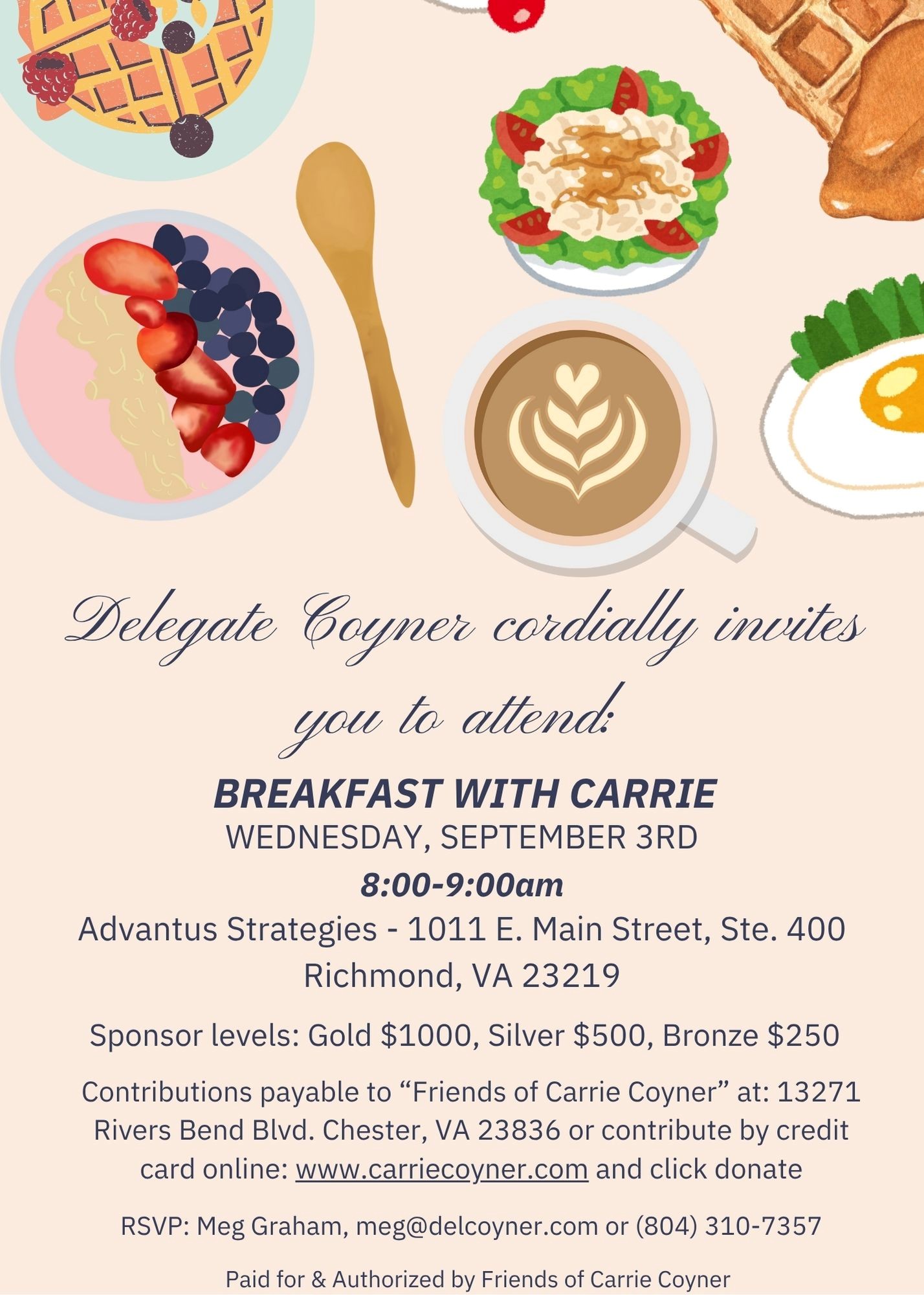 Carrie Coyner Breakfast