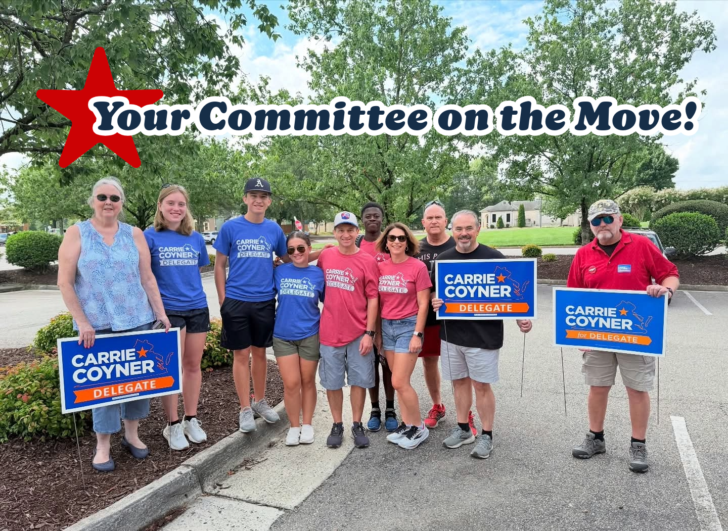 Your committee on the move!