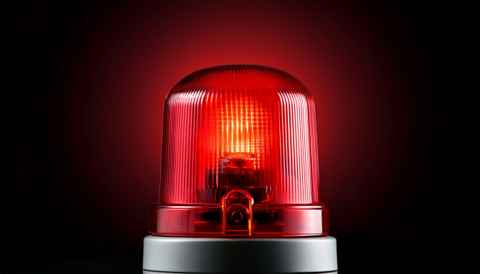 red alert light