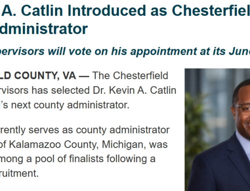 New Chesterfield County Administrator Selected