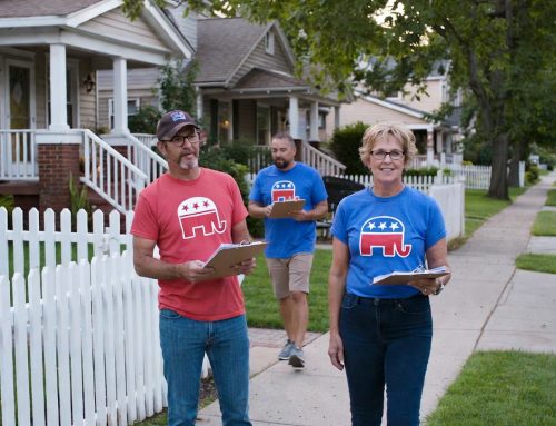Door knock with the Wittman Campaign to Reinforce District 1!